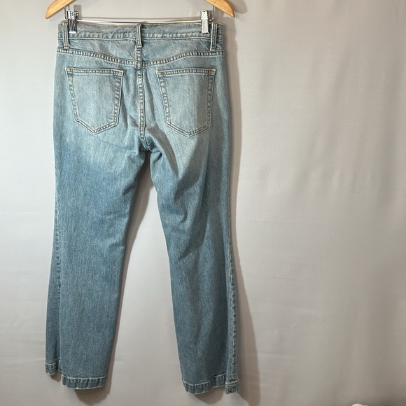 Gap Long And Lean Stretch Womens Size 6 Blue Straight Leg Jeans Pants - Picture 11 of 11
